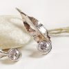 asymmetrical-silver-leaves-earrings-