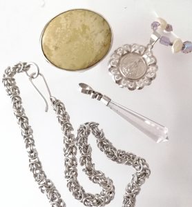 Assorted pendants for ideas on how to wear a byzantine chain necklace