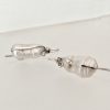 Silver mother pearl lightweight earrings